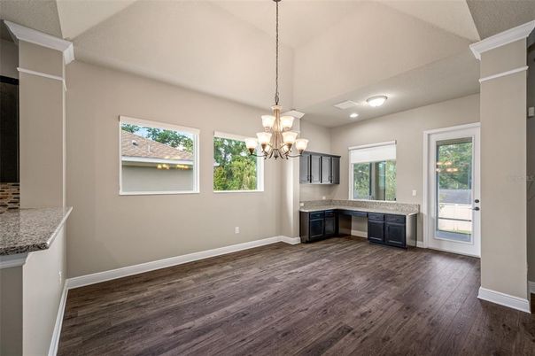 Chandelier, Interior, Kitchen, Wood Texture Flooring