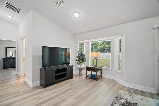 Interior, Recessed Lighting, Wood Texture Flooring