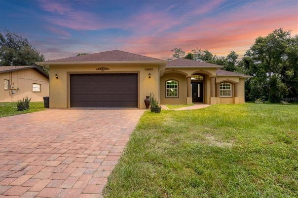 Attached, Backyard, Exterior, Facade, Mediterranean