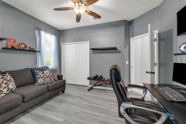 Home Office, Interior, Wood Texture Flooring