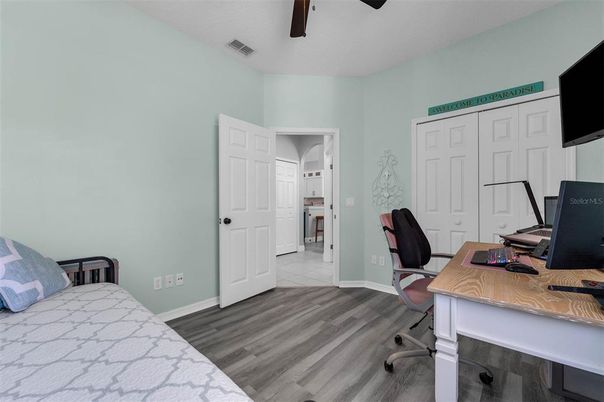 Bedroom, Home Office, Interior, Wood Texture Flooring
