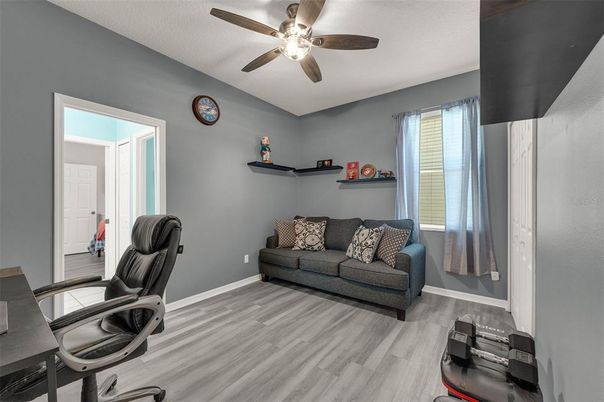 Home Office, Interior, Wood Texture Flooring