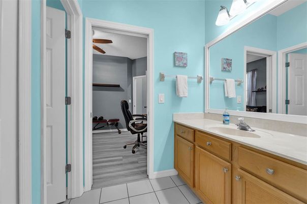 Bathroom, Interior, Wood Texture Flooring