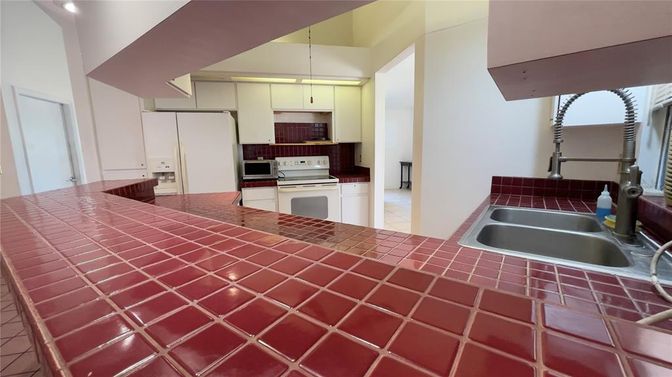 Interior, Kitchen, Tile Countertops