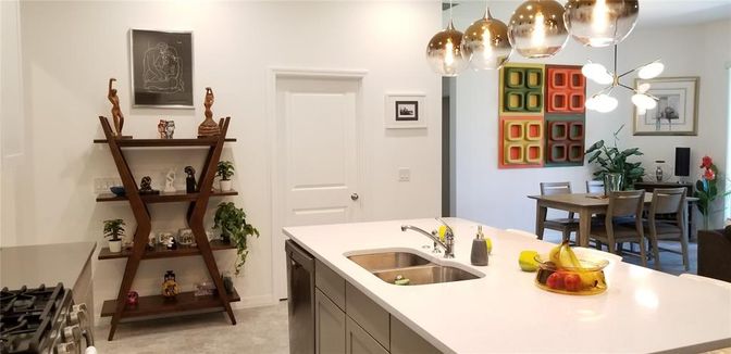 Dining room, Interior, Kitchen, Pendant Lights