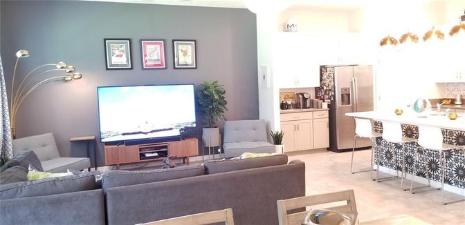 Interior, Kitchen, Living room