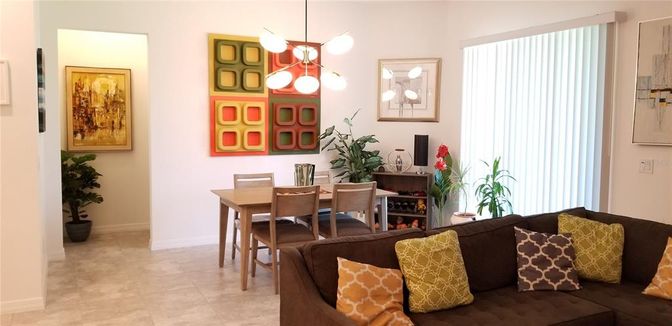 Dining room, Interior, Living room, Pendant Lights