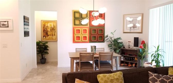 Dining room, Interior, Living room, Pendant Lights