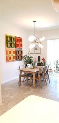 Dining room, Interior, Pendant Lights
