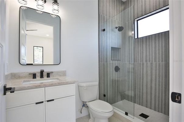 Bathroom, Glass Shower, Interior