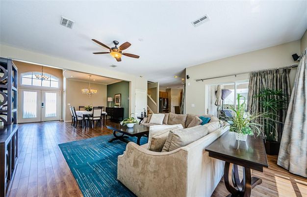 Chandelier, Dining room, Interior, Living room, Wood Texture Flooring