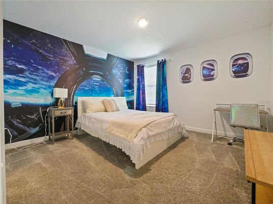 Bedroom, Home Office, Interior, Recessed Lighting