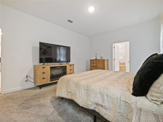 Bedroom, Interior, Recessed Lighting