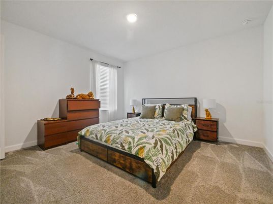 Bedroom, Interior, Recessed Lighting
