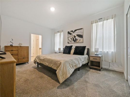 Bedroom, Interior, Recessed Lighting