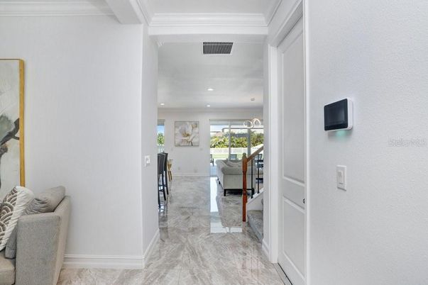 Interior, Marble, Recessed Lighting