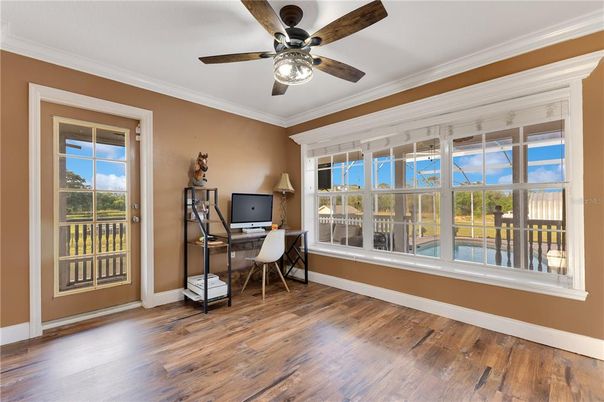 Home Office, Interior, Wood Texture Flooring
