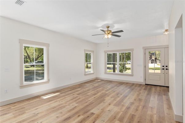 Empty room, Interior, Wood Texture Flooring