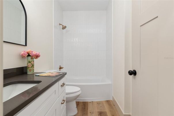 Bathroom, Interior, Wood Texture Flooring