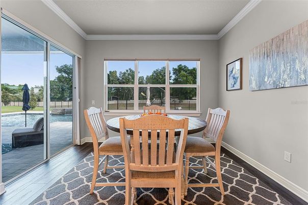 Dining room, Interior, Wood Texture Flooring