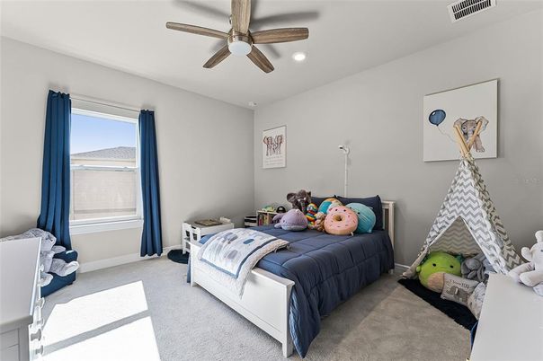 Bedroom, Interior, Recessed Lighting