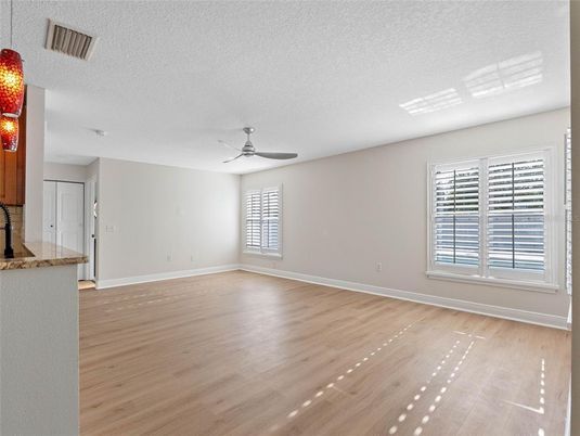Empty room, Interior, Wood Texture Flooring