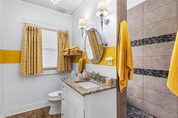 Bathroom, Interior, Wood Texture Flooring