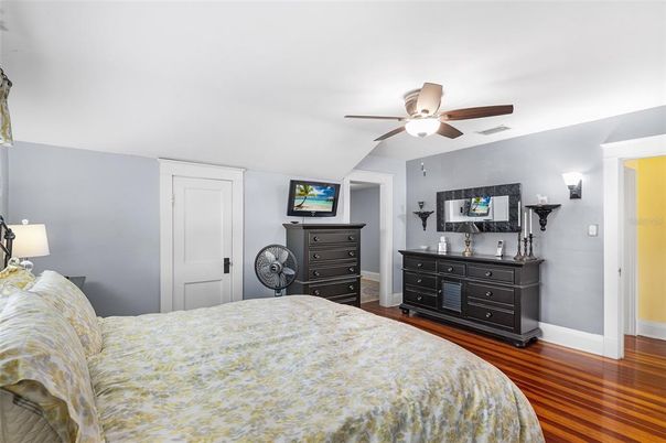 Bedroom, Interior, Wood Texture Flooring