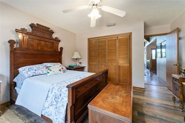Bedroom, Interior, Wood Texture Flooring