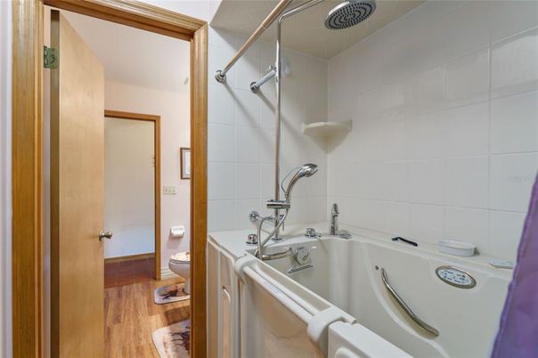 Bathroom, Interior, Wood Texture Flooring