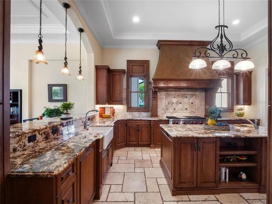 Interior, Kitchen, Pendant Lights, Recessed Lighting
