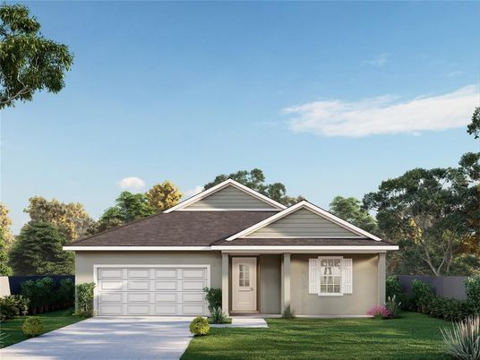 Attached, Exterior, Facade, Ranch