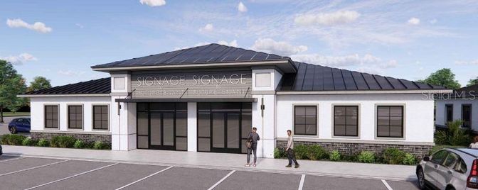 Attached, Exterior, Facade, None