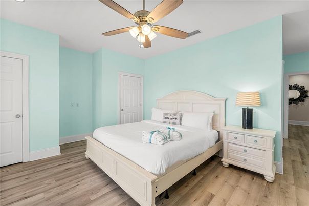 Bedroom, Interior, Wood Texture Flooring