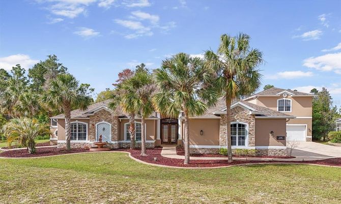 Attached, Backyard, Exterior, Facade, Mediterranean