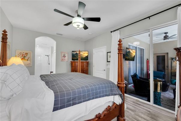 Bedroom, Interior, Wood Texture Flooring