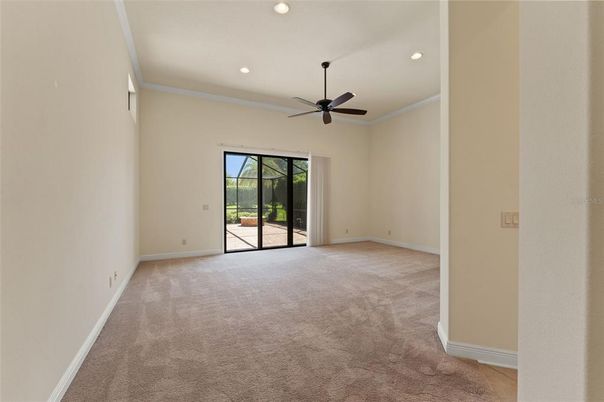 Empty room, Interior, Recessed Lighting