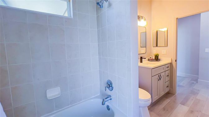 Bathroom, Interior, Wood Texture Flooring