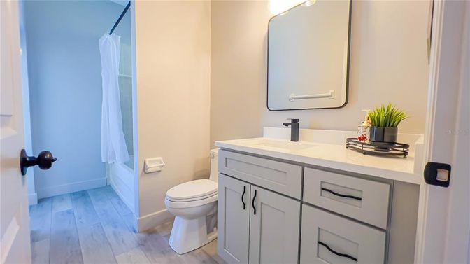 Bathroom, Interior, Wood Texture Flooring