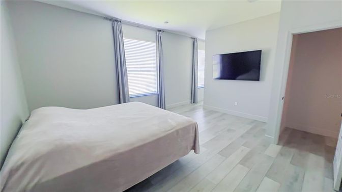 Bedroom, Interior, Wood Texture Flooring
