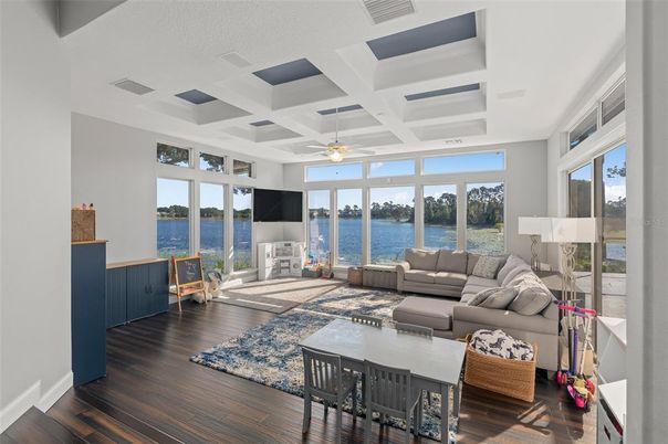 Interior, Living room, Water, Wood Texture Flooring