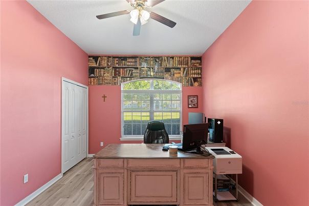 Home Office, Interior, Wood Texture Flooring