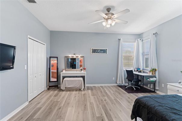 Home Office, Interior, Wood Texture Flooring