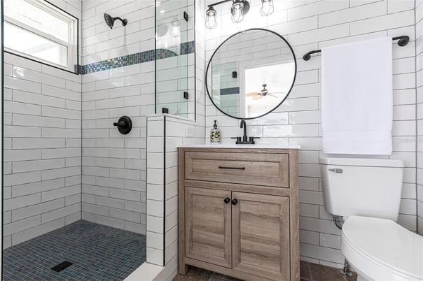 Bathroom, Glass Shower, Interior