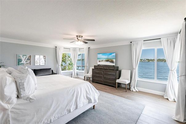 Bedroom, Interior, Water, Wood Texture Flooring