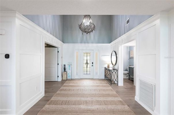 Interior, Pendant Lights, Wood Texture Flooring