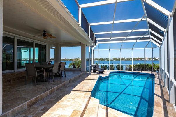 Dining room, Glass Ceilings, Interior, Pool, Sun Room, Water