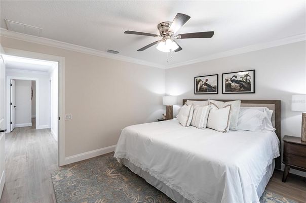 Bedroom, Interior, Wood Texture Flooring