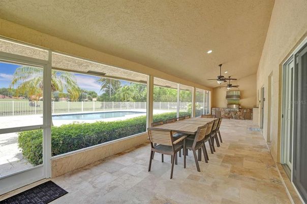 Dining room, Interior, Recessed Lighting, Sun Room