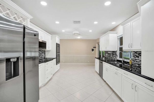 Interior, Kitchen, Recessed Lighting, Stainless Steel Appliances